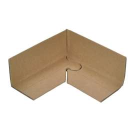 Kartonnen hoekprofielen met puzzel sluiting (per stuk)