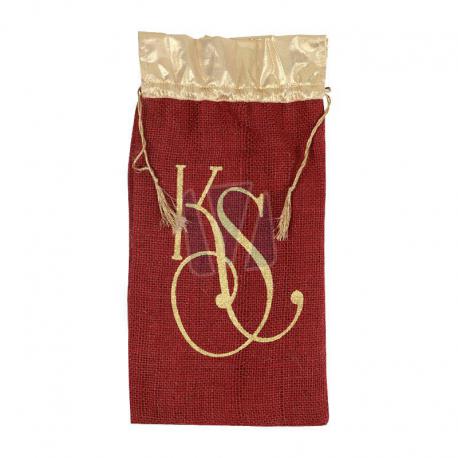 Jute cadeauzakje feestdagen gebruik: Jute cadeauzakje feestdagen