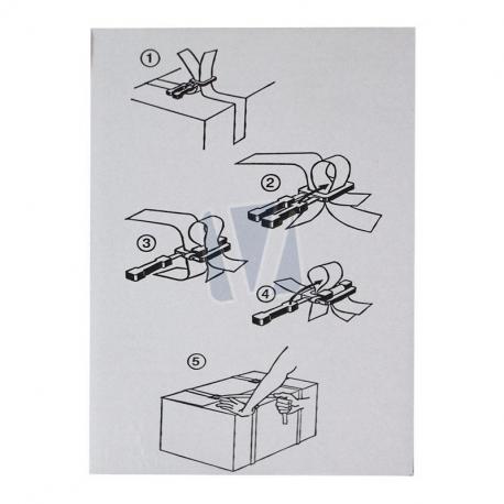 PP omsnoeringsband in dispenserdoos gebruik: PP omsnoeringsband in dispenserdoos