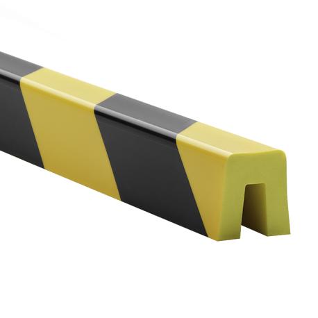 NOMA PROTECT WARNING schuimprofiel zwart/ geel U-vorm 27 x 30 mm