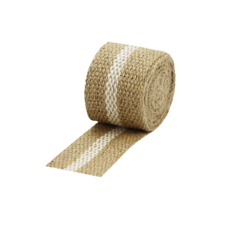 Jute band met streep gebruik: Jute band met streep