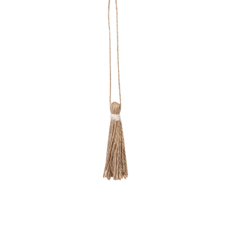 Jute kerstboomversiering gebruik: Jute kerstboomversiering