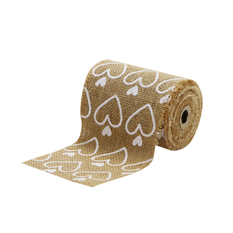 Jute lint met bedrukking gebruik: Jute lint met bedrukking