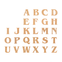 Jute letters