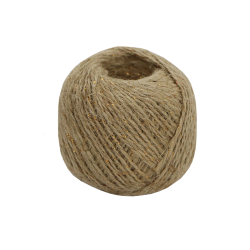 Jute glitter touw 65 meter