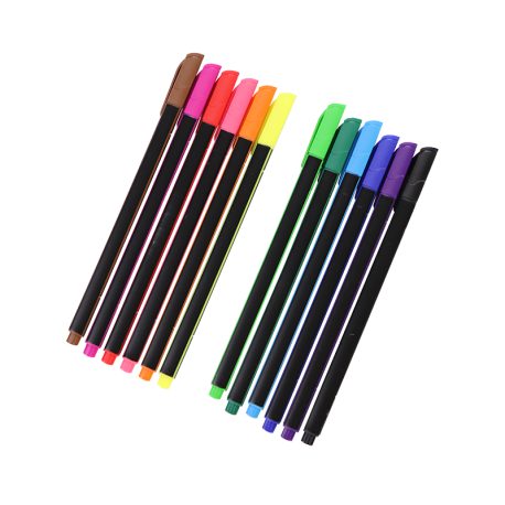 Gekleurde fineliners