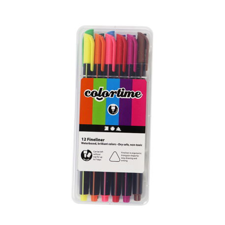 Gekleurde fineliners gebruik: Gekleurde fineliners