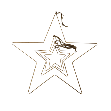 Metalen sterren goud gebruik: Metalen sterren goud