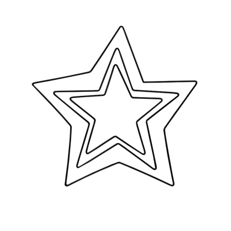 Metalen sterren zwart gebruik: Metalen sterren zwart