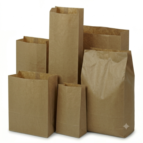 Kraftpapier zakken gebruik: Kraftpapier zakken