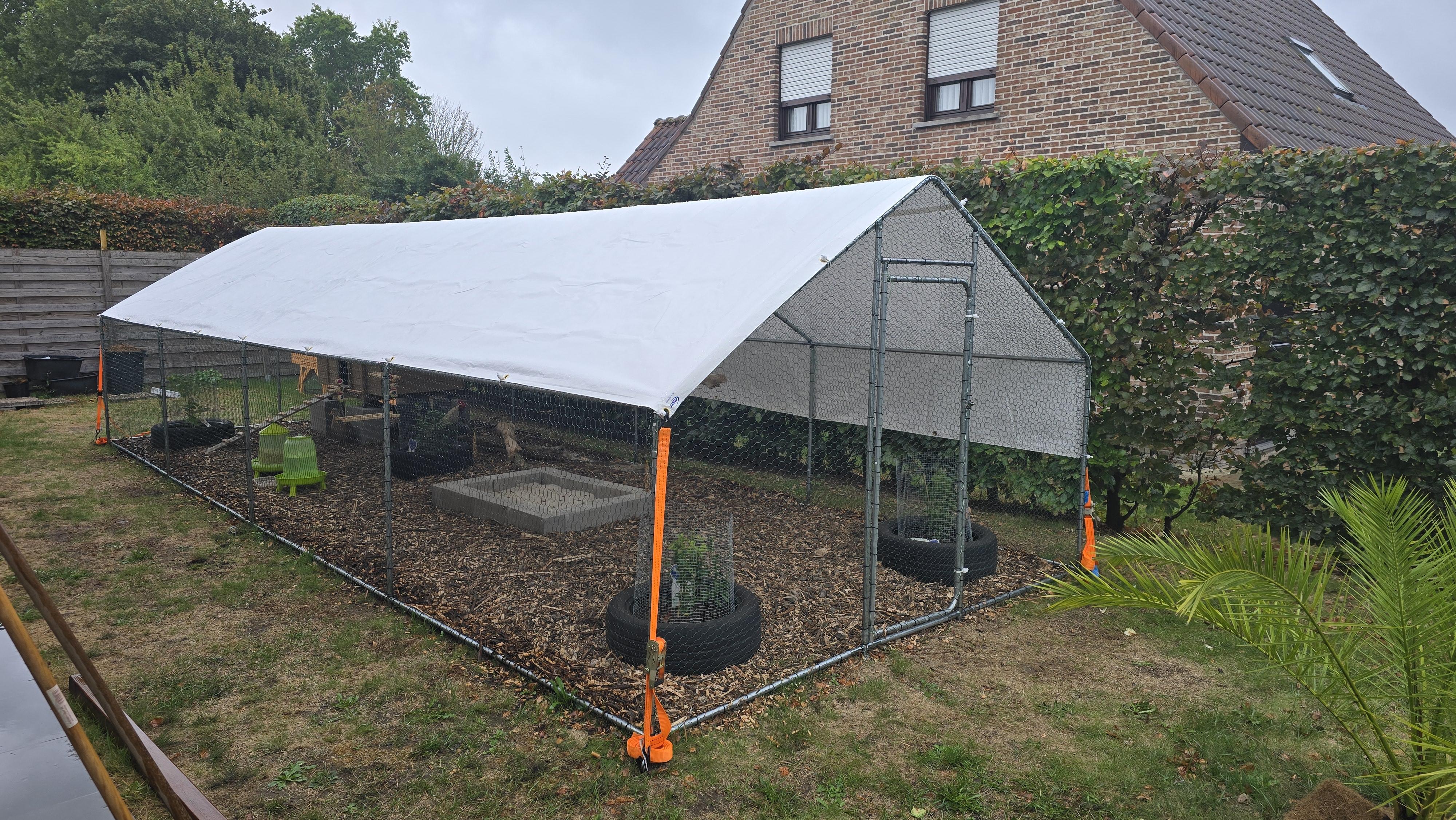 Afdekzeil wit zwaar (250gr/m²) gebruik: Afdekzeil wit zwaar (250gr/m²)