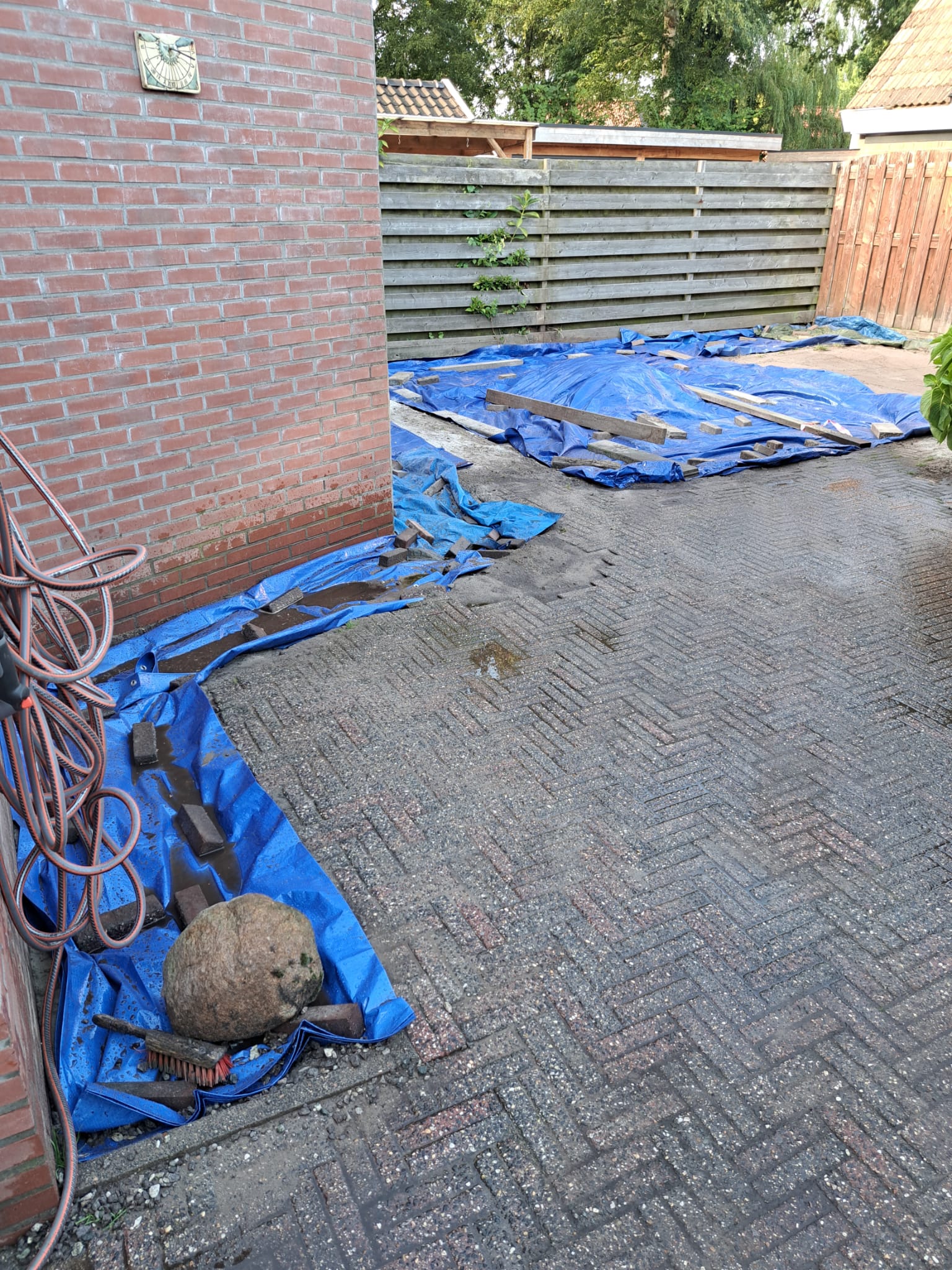 Afdekzeil blauw licht (100gr/m²) gebruik: Afdekzeil blauw licht (100gr/m²)